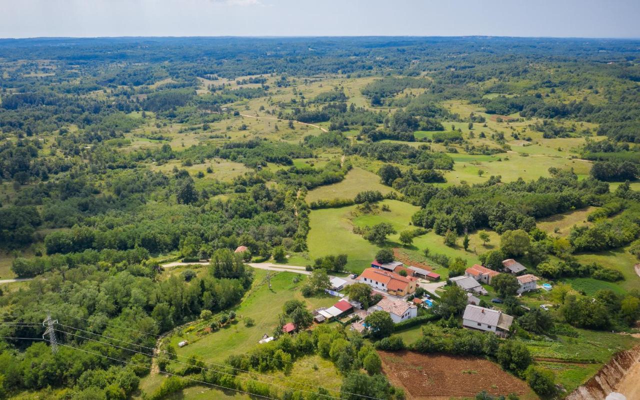 House Semy With Private Pool Villa Pazin Bagian luar foto
